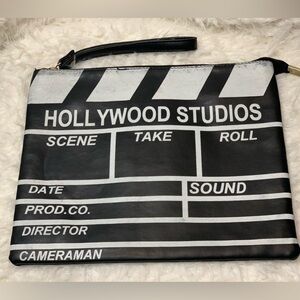 Black and White Clutch used